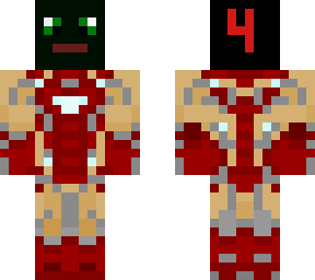 iron man with cube head