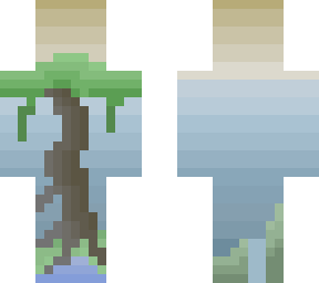 jungle tree with waterfall