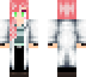 lab worker pink hair edit of 0mmb0