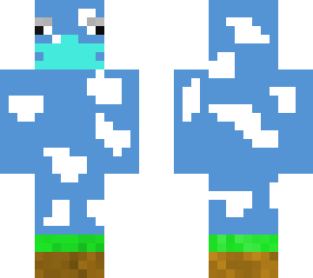 masked sky cow