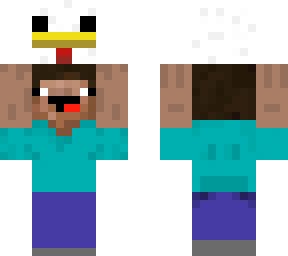 mini steve with chicken