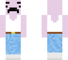 moustached man