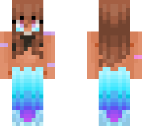 my updated skin of 'pennalope the mermaid princess' i made a couple years ago :>