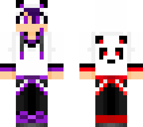 purple possessed panda