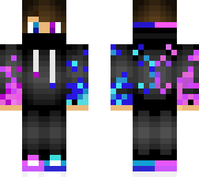 purples blues jacket