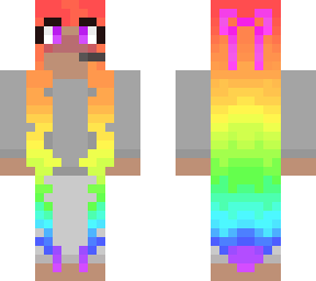 rainbow gamer girl