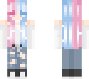 recreating my first skin xd (~cotton candy~)