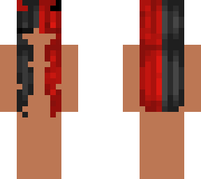 red and black w/ horns