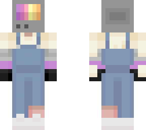 swaggyfrogpossom edit (enby sweater with trixic tv head)