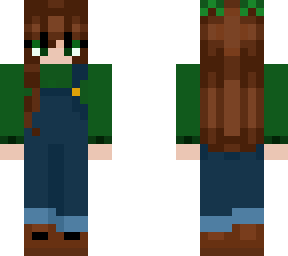 sweater/overall combo !