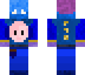 the denim dino, fall guys