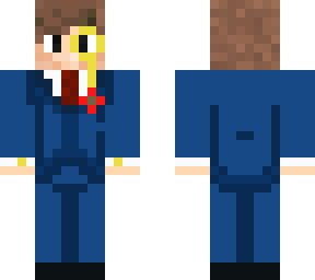 themayor velvet blue suit and monocle