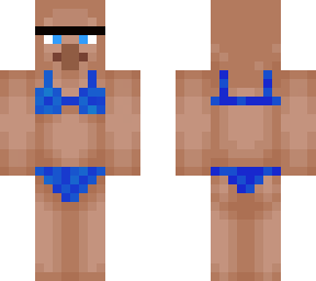 villager with a bikini on