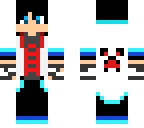 white and red cool boy