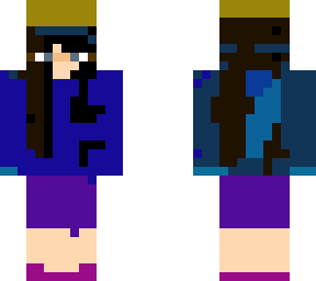wolf girl with cat hat