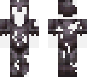 worn netherite armor