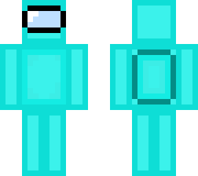 among us cyan