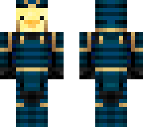 blue samurai duck