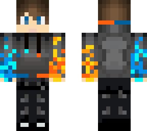 boy ice fire