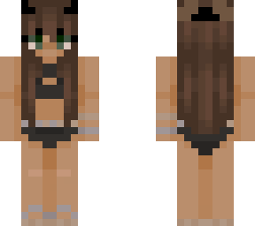 brown haired girl in bikini