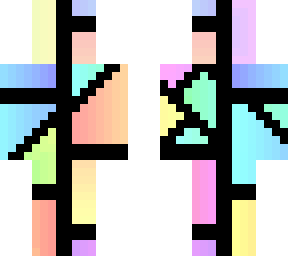 colorful gradient skin