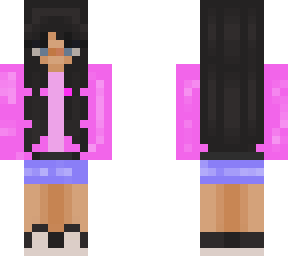 female pink sweater skin fixed