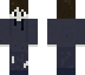 long blue hodie boy