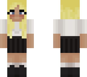 minecraft girl in uniform