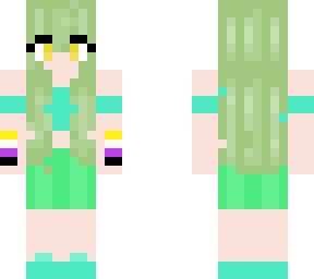 nonbinary earth themed person
