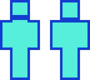 out line man