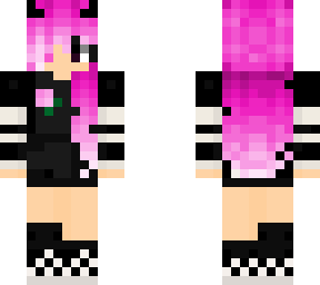 pink and black