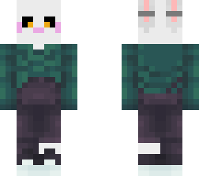 rabbit w/ green