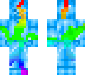 rainbow blue steve