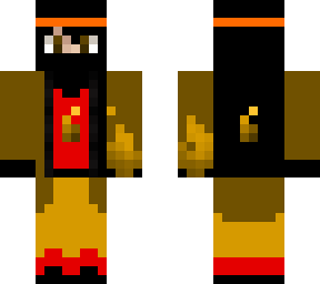 red and gold ninja.