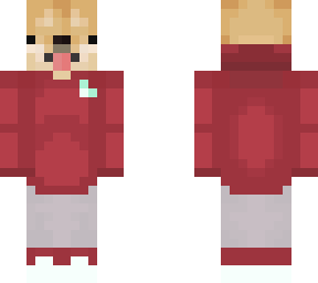 red hoodie doggo