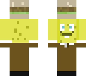 spongebob with hamburger