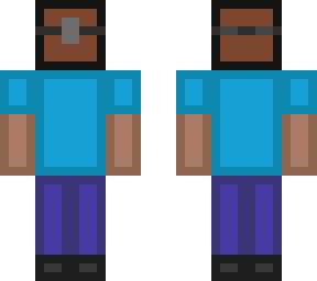 steve with chest on head