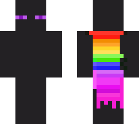 texture enderman rainbow please look