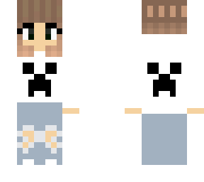 white creeper hoodie (girl)