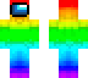 Among us - Rainbow | Minecraft Skin