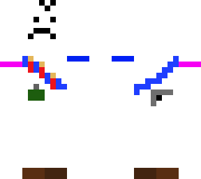 angry snowman