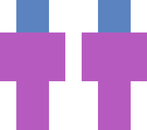 blue and purple skin