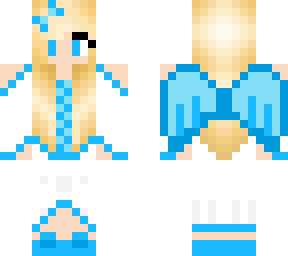 blue angel girl