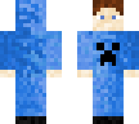 blue creeper hoodie