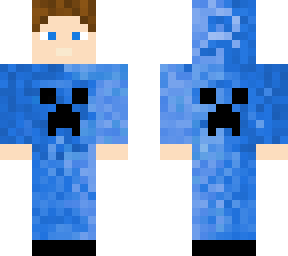 blue creeper hoodie