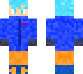 blue goku coat