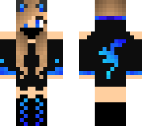 blue ninja girl