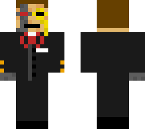 formal cyborg in a tux