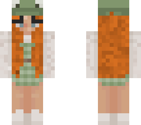 girl and frog hat with ginger hair