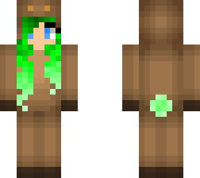 girl moose (green hair)
